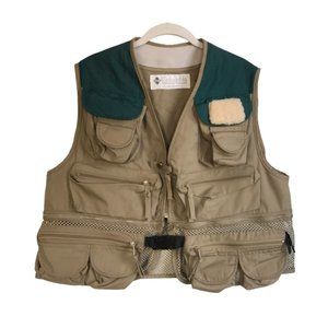 Cabela's Performance Fishing Gear Vest in Tan/Green - Men's Size XL*